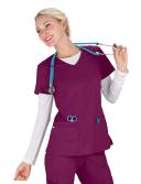 Dickies Medical 85906 V-Neck Top - Turquoise, M