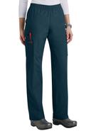Dickies Medical 86106t - Women's Tall Elastic Waist Pull-On Pant - Caribbean Blue, XS