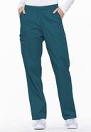 Dickies Medical 86106t - Women's Tall Elastic Waist Pull-On Pant - Caribbean Blue, XS
