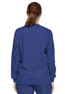 Dickies Medical 86306 Round Neck Jacket - White, M