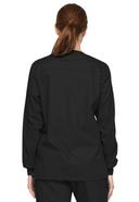 Dickies Medical 86306 Round Neck Jacket - White, M