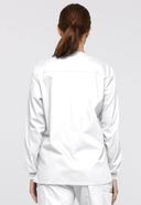 Dickies Medical 86306 Round Neck Jacket - White, M