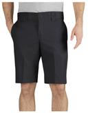 Dickies Men's 11 Inch Slim Fit Stretch Twill Work Short, Black, 29