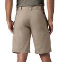 Dickies Men's 11 Inch Slim Fit Stretch Twill Work Short, Black, 29