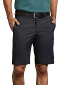 Dickies Men's 11 Inch Slim Fit Stretch Twill Work Short, Black, 32