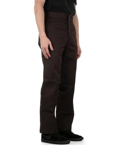 Dickies Men's Big and Tall Original 874 Work Pant, Dark Brown, 48W x 3