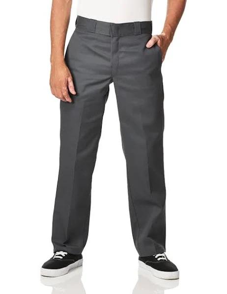 Dickies Men's Casual Pant Charcoal 874 Original Fit Work Pants - Men, Big & Tall 56x32