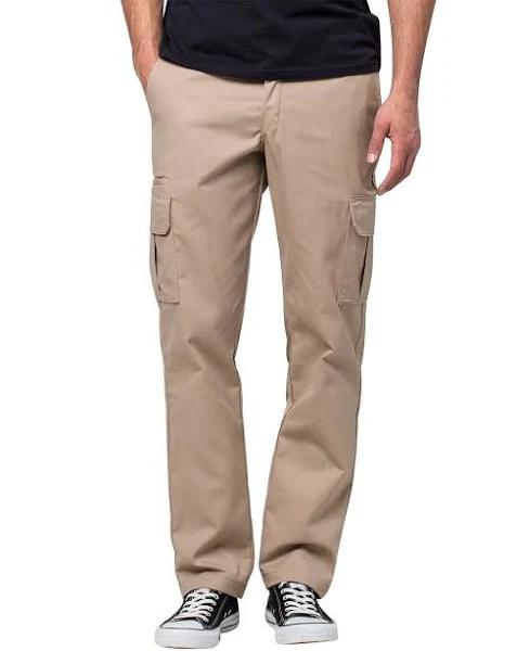 Dickies Men's Casual Pant Desert Sand Slim Straight Cargo Pants 28x32