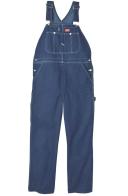 Dickies Men's Denim Stone Washed Bib Overalls