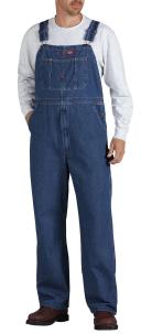 Dickies Men's Denim Stone Washed Bib Overalls