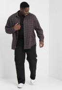 Dickies Men's Relaxed Fit Straight-Leg Duck Carpenter Jean, Black, 42W