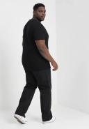 Dickies Men's Relaxed Fit Straight-Leg Duck Carpenter Jean, Black, 42W