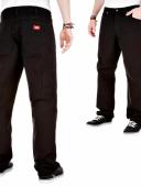 Dickies Men's Relaxed Fit Straight-Leg Duck Carpenter Jean, Black, 42W
