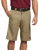 Dickies Mens 13 Inch Relaxed Fit Multi-pocket Short, Khaki, 38