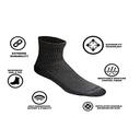 Dickies Mens Dri-tech Moisture Control Quarter Socks Multipack Socks