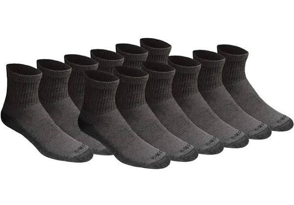 Dickies Mens Dri-tech Moisture Control Quarter Socks Multipack Socks