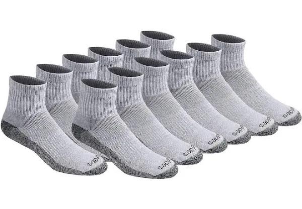 Dickies Mens Dri-tech Moisture Control Quarter Socks Multipack Socks