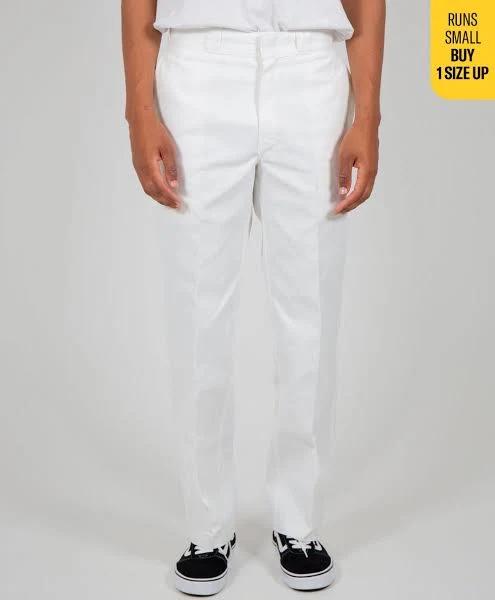 Dickies Mens Original 874 Work Pant White, Size 50
