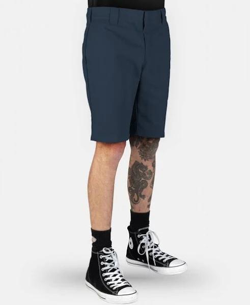 Dickies Mens Slim Fit 10"Work Short Dark Navy, Size 40"