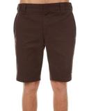 Dickies Mens Slim Fit Shorts Charcoal, Size 32