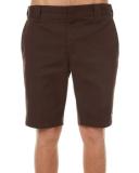 Dickies Mens Slim Fit Shorts Khaki, Size 34