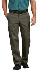 Dickies Mens Slim Straight Cargo Pant Navy, Size 44