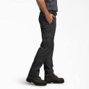 Dickies Mens Slim Straight Stretch Twill Cargo Pant, Black, 36x32