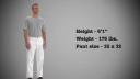 Dickies Occupational 1953 Painter's Utility Pant - White, 36 30