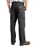 Dickies Occupational du336 Sanded Duck Carpenter Jean - Rinsed Black, 34 30