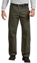 Dickies Occupational du336 Sanded Duck Carpenter Jean - Rinsed Moss, 42 30