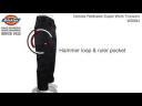 Dickies Redhawk Super Work Trousers WD884-Navy-Short-36"