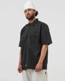 Dickies Short Sleeve Work Shirt - Black - S - Men