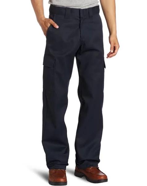 Dickies wp592 Relaxed Fit Straight Leg Cargo Work Pants - Dark Navy, 42