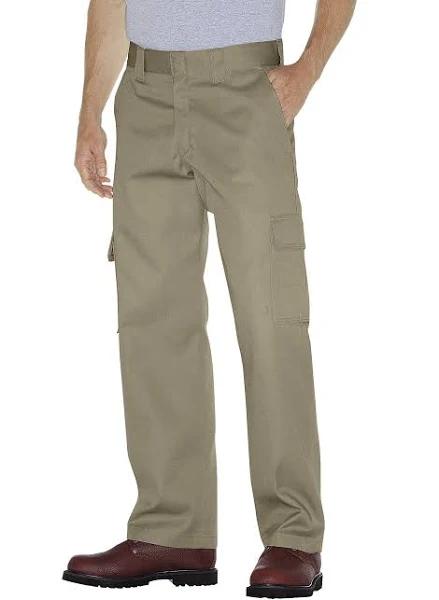 Dickies wp592 Relaxed Fit Straight Leg Cargo Work Pants - Desert Sand, 32