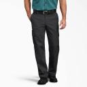 Dickies wp595 Flex Regular Fit Straight Leg Cargo Pants - Black, 36