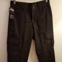 Dickies wp595 Flex Regular Fit Straight Leg Cargo Pants - Black, 36