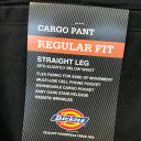 Dickies wp595 Flex Regular Fit Straight Leg Cargo Pants - Black, 48