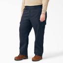 Dickies wp595 Flex Regular Fit Straight Leg Cargo Pants - Dark Navy, 36