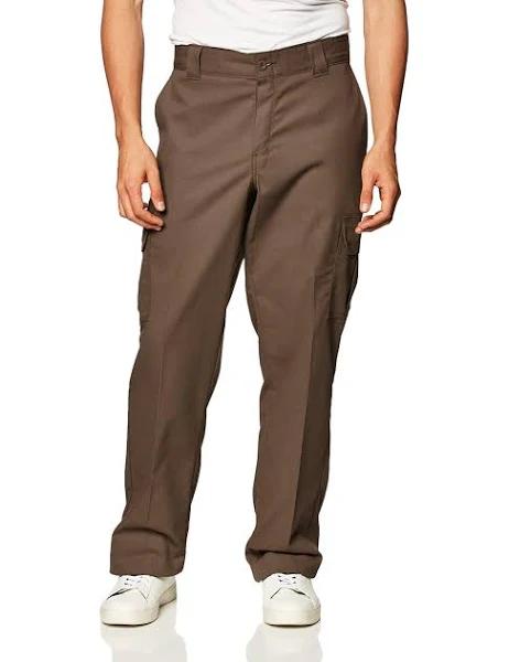 Dickies wp595 Flex Regular Fit Straight Leg Cargo Pants - Mushroom, 44