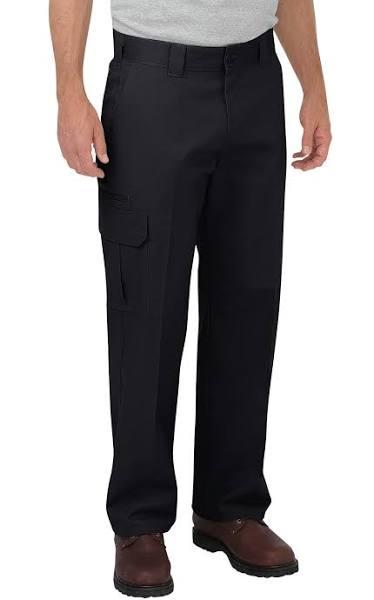 Dickies wp598 Flex Relaxed Fit Straight Leg Cargo Pants - Black, 34