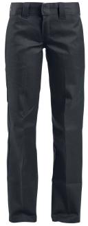 Dickies wp873 Slim Fit Straight Leg Work Pants - Black, 42