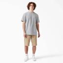 Dickies WS450 Men's 6.75 oz. Heavyweight WorkT-Shirt Heather Grey L