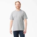 Dickies WS450 Men's 6.75 oz. Heavyweight WorkT-Shirt Heather Grey L
