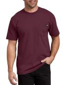 Dickies ws450 Short Sleeve Heavyweight T-Shirt - Burgundy, XL