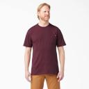 Dickies ws450 Short Sleeve Heavyweight T-Shirt - Burgundy, XL