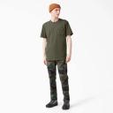 Dickies ws450 Short Sleeve Heavyweight T-Shirt - Military Green, L
