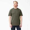 Dickies ws450 Short Sleeve Heavyweight T-Shirt - Military Green, L