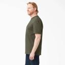 Dickies ws450 Short Sleeve Heavyweight T-Shirt - Military Green, L