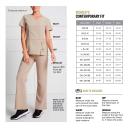 Dickies Xtreme Stretch 82851 Scrubs Top Women Pewter