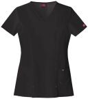 Dickies Xtreme Stretch 82851 Scrubs Top Women Pewter